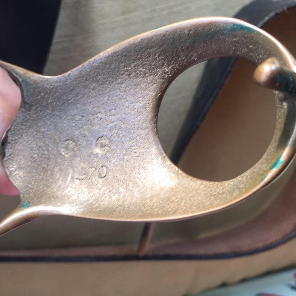 Duncan Laurie 1970 Buckle On S F Belt - image 2